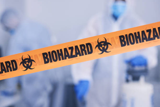 Professional Biohazard technician working in Milton, MA